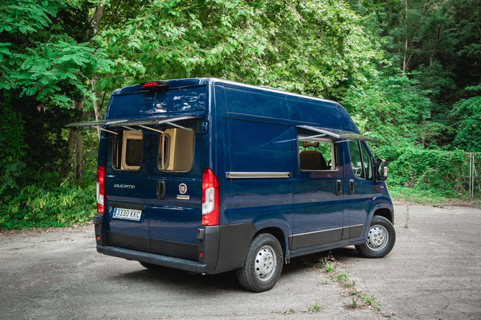 Fiat Ducato camper van customisation